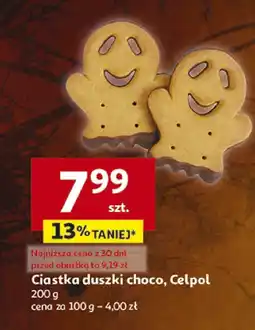 Auchan Ciastka duszki choco Celpol oferta