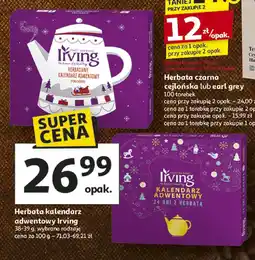 Auchan Herbata kalendarz adwentowy Irving oferta