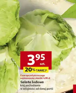 Auchan Sałata lodowa Auchan oferta