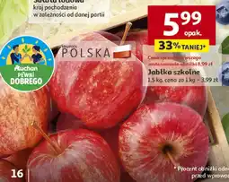 Auchan Jabłka szkolne Auchan oferta