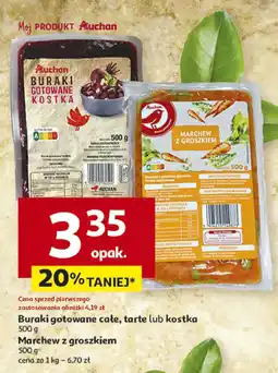 Auchan Marchew z groszkiem Auchan oferta