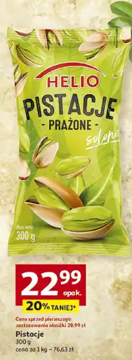 Auchan Pistacje prażone solone Helio oferta
