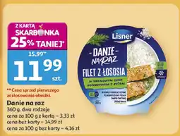 Auchan Danie na raz Lisner - Danie nałęcz filet z łososia oferta