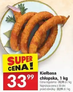 Twój Market Kiełbasa chłopska, 1 kg Bialecki oferta