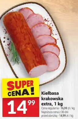 Twój Market Kiełbasa krakowska extra, 1 kg Bialecki oferta