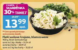 Auchan Flaki wołowe krojone, blanszowane 400g Dział Samoobsługi Auchan oferta