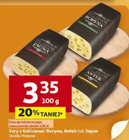 Auchan Ser Boryna, Antek lub Jagna, Stoisko Wągowe Goliszewa oferta