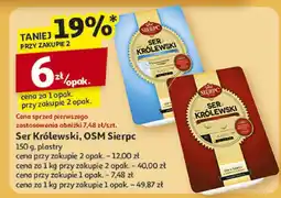 Auchan Ser Królewski, OSM Sierpc 150 g, plastry oferta