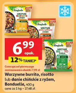 Auchan Warzywne burrito, risotto lub danie chińskie z ryżem Bonduelle 400 g oferta