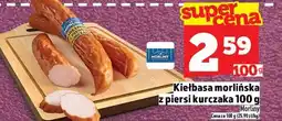 Topaz Kiełbasa morlińska z piersi kurczaka Morliny 100 g oferta
