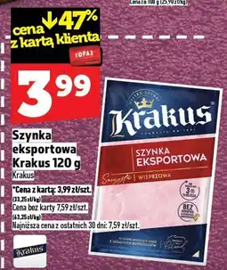 Topaz Szynka eksportowa Krakus 120 g oferta