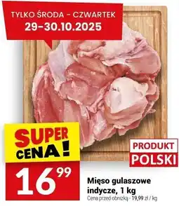 Twój Market Mięso gulaszowe indycze, 1 kg Twój Market oferta