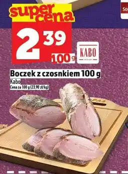 Topaz Boczek z czosnkiem Kabo 100 g oferta