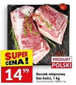Twój Market Boczek wieprzowy bez kości, 1 kg Twój Market oferta