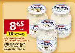 Auchan Jogurt owocowy Almighurt 500 g, różne smaki Ehrmann Almighurt oferta
