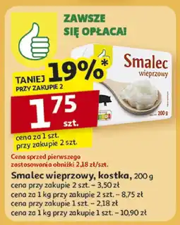 Auchan Smalec wieprzowy 200 g oferta