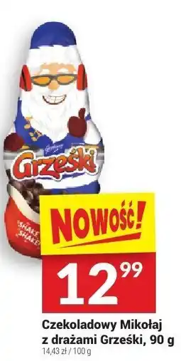 Twój Market Czekoladowy Mikołaj z drażami Grzeski, 90 g oferta