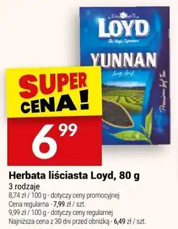 Twój Market Herbata liściasta Loyd, 80 g oferta