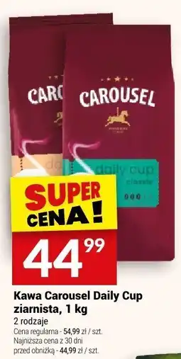 Twój Market Kawa Carousel Daily Cup ziarnista, 1 kg oferta