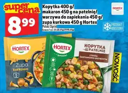 Topaz Kopytka 400 g/makaron 450 g na patelnię/warzywa do zapiekania 450 g/zupa kurkowa 450 g Hortex oferta