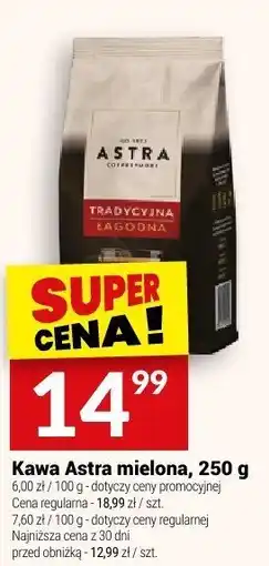 Twój Market Kawa Astra mielona, 250 g oferta