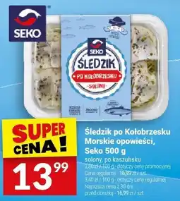 Twój Market Śledź po Kołobrzesku Morskie opowieści, Seko 500 g oferta