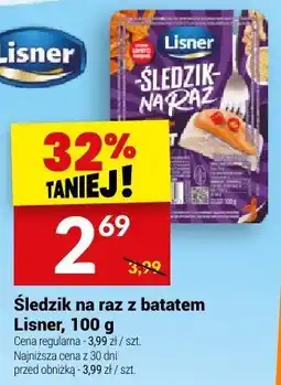 Twój Market Śledź na raz z batatem Lisner, 100 g oferta