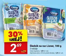 Twój Market Śledź na raz Lisner, 100 g oferta