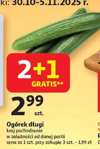 Auchan Ogórek długi Auchan oferta
