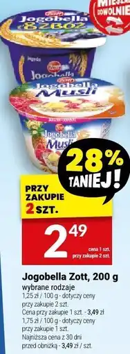 Twój Market Jogobella Zott, 200 g oferta