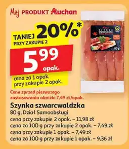 Auchan Szynka szwaldolicka Dział Samoobsługi oferta