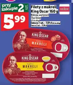 Topaz Filety z makreli King Oscar 160 g oferta