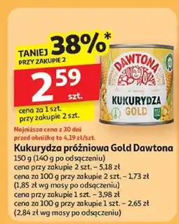 Auchan Kukurydza prażniowa Gold Dawtona oferta