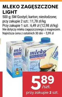 Stokrotka Mleko zagęszczone Light niesłodzone SM Gostyń oferta