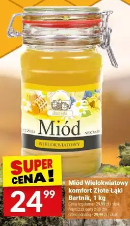 Twój Market Miód wielokwiatowy komfort Złote Łąki Bartnik, 1 kg oferta