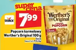 Topaz Popcorn karmelowy Werther's Original 100 g oferta