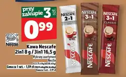 Topaz Kawa Nescafe 2in1 8 g / 3in1 16,5 g oferta