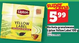 Topaz Herbata granulowana Lipton Yellow Label 100 g oferta