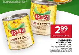 Stokrotka Kukurydza konserwowa Sweet Corn 400 g Extra Line oferta