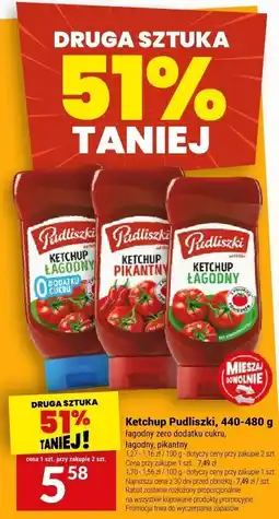 Twój Market Ketchup Pudliszki, 440-480 g oferta