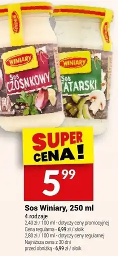 Twój Market Sos Winiary, 250 ml oferta