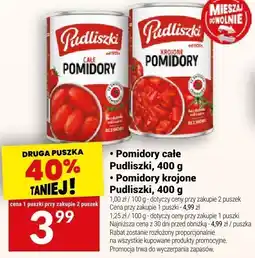 Twój Market Pomidory krojone Pudliszki, 400 g oferta