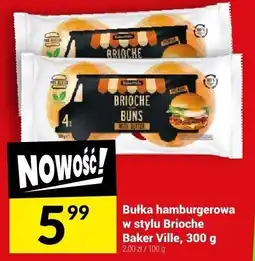 Twój Market Bułka hamburgerowa w opakowaniu Brioche Baker Ville, 300 g oferta