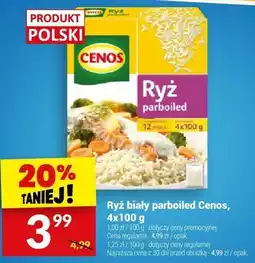 Twój Market Ryż biały parboiled Cenos, 4x100 g oferta