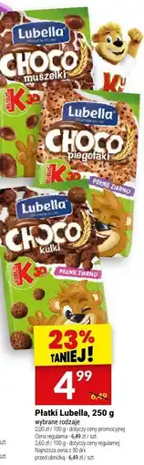 Twój Market Płatki Lubella Choco muszki/piegatki/kulki 250g oferta