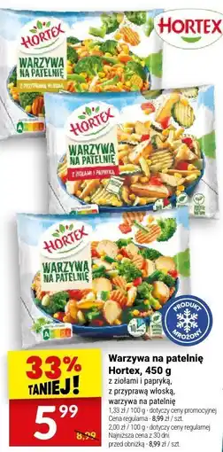 Twój Market Warzywa na patelnię Hortex 450g - różne rodzaje oferta