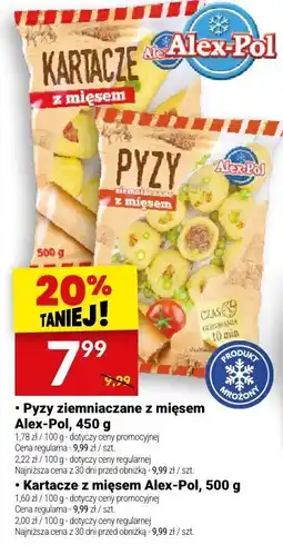 Twój Market Pyzy ziemniaczane z mięsem Alex-Pol 450g oferta