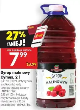 Twój Market Syrop malinowy Cymes 2l oferta
