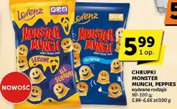 Groszek Chrupki Monster Munch, Peppies różne rodzaje Lorenz oferta