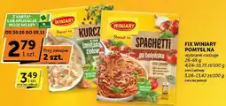 ABC Fix Winiary Pomysł na Spaghetti do bolońsku, Kurczaka śmietanowo ziołowego oferta